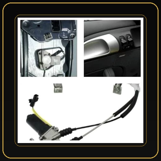 Power window regulator and door switch components